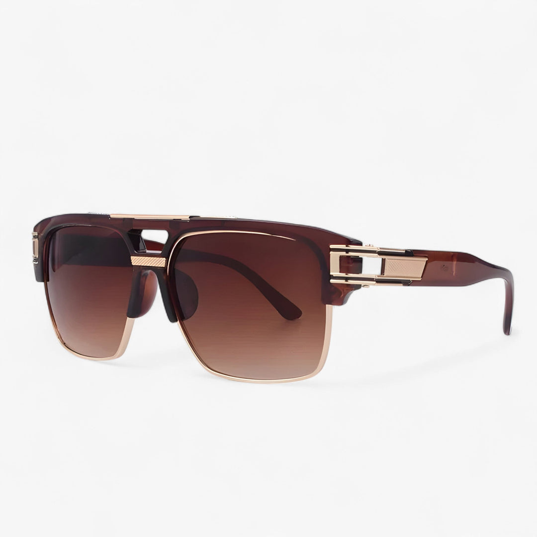Fashionable Calvero mirrored retro designer sunglasses, a unisex statement piece with UV400 eye protection.