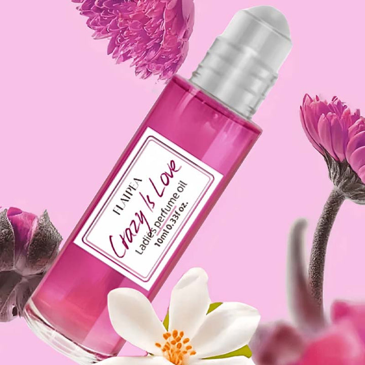 Gift-ready Captivating Roll-On Fragrance Oil, an exquisite peach and vanilla perfume for him and her.