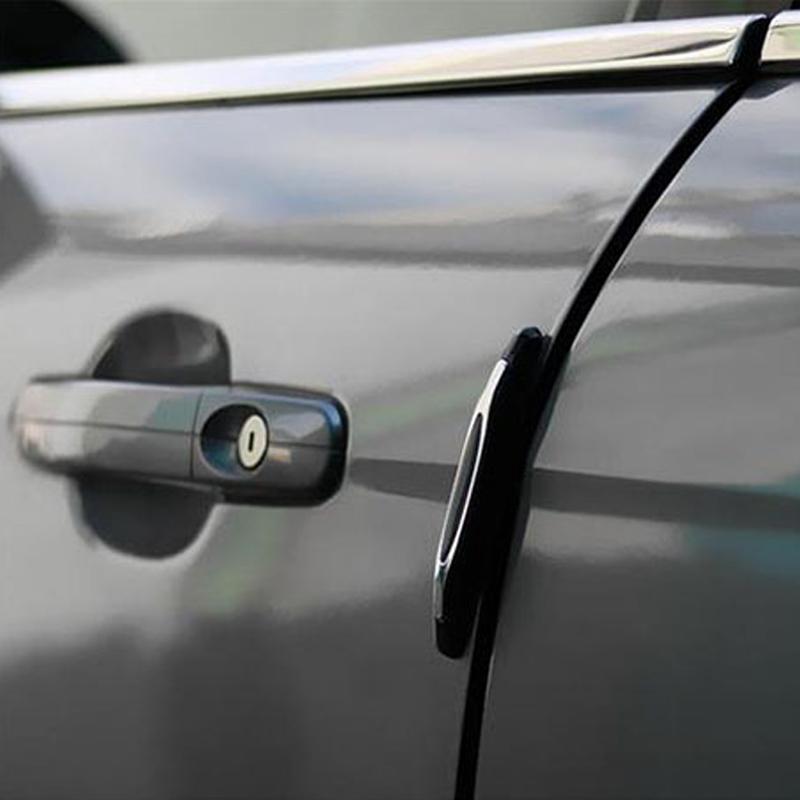 Stack of four Car Door Edge Protector Strips, ready for automotive installation, anti-scratch