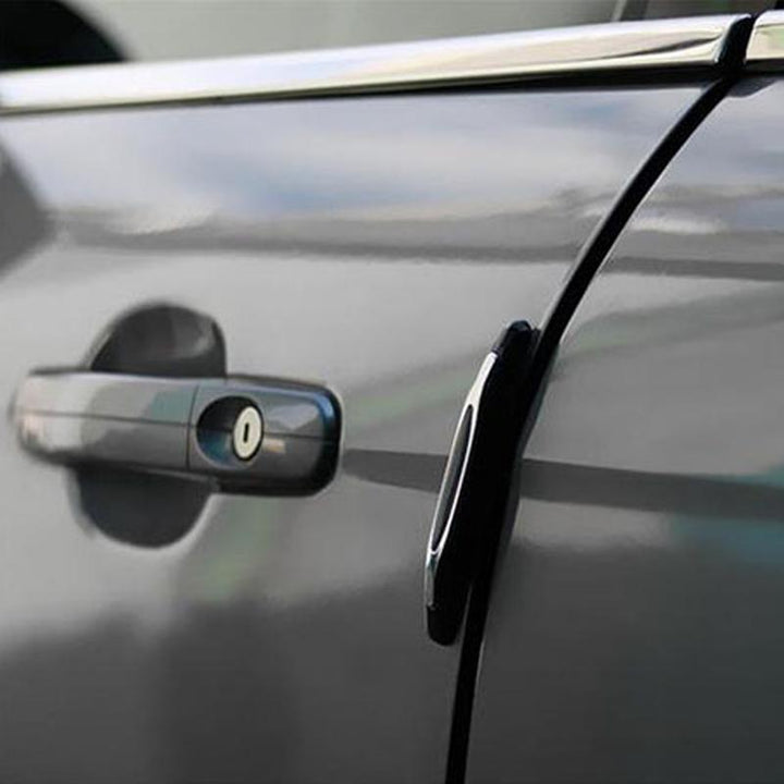 Stack of four Car Door Edge Protector Strips, ready for automotive installation, anti-scratch