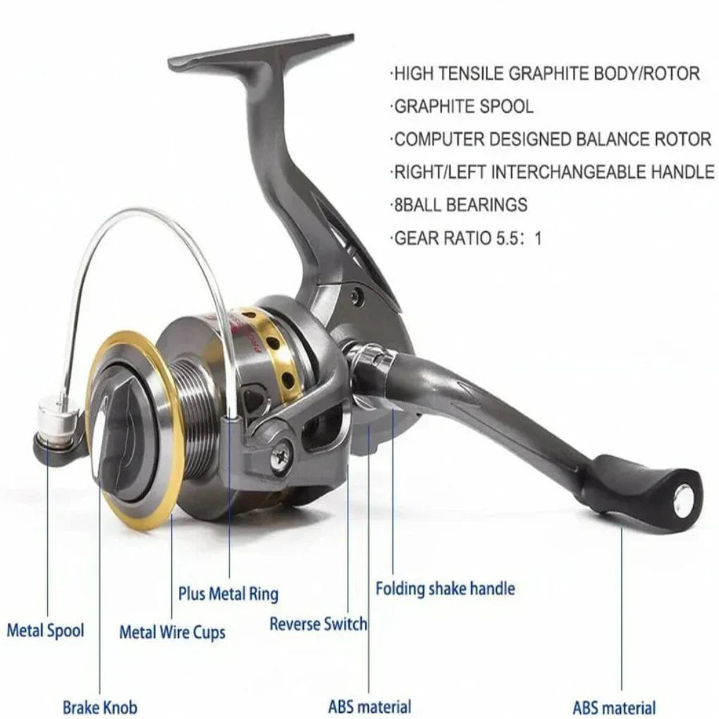 Unisex Carbon Fiber Telescopic Fishing Rod. Lightweight & portable for freshwater & saltwater baitcasting.