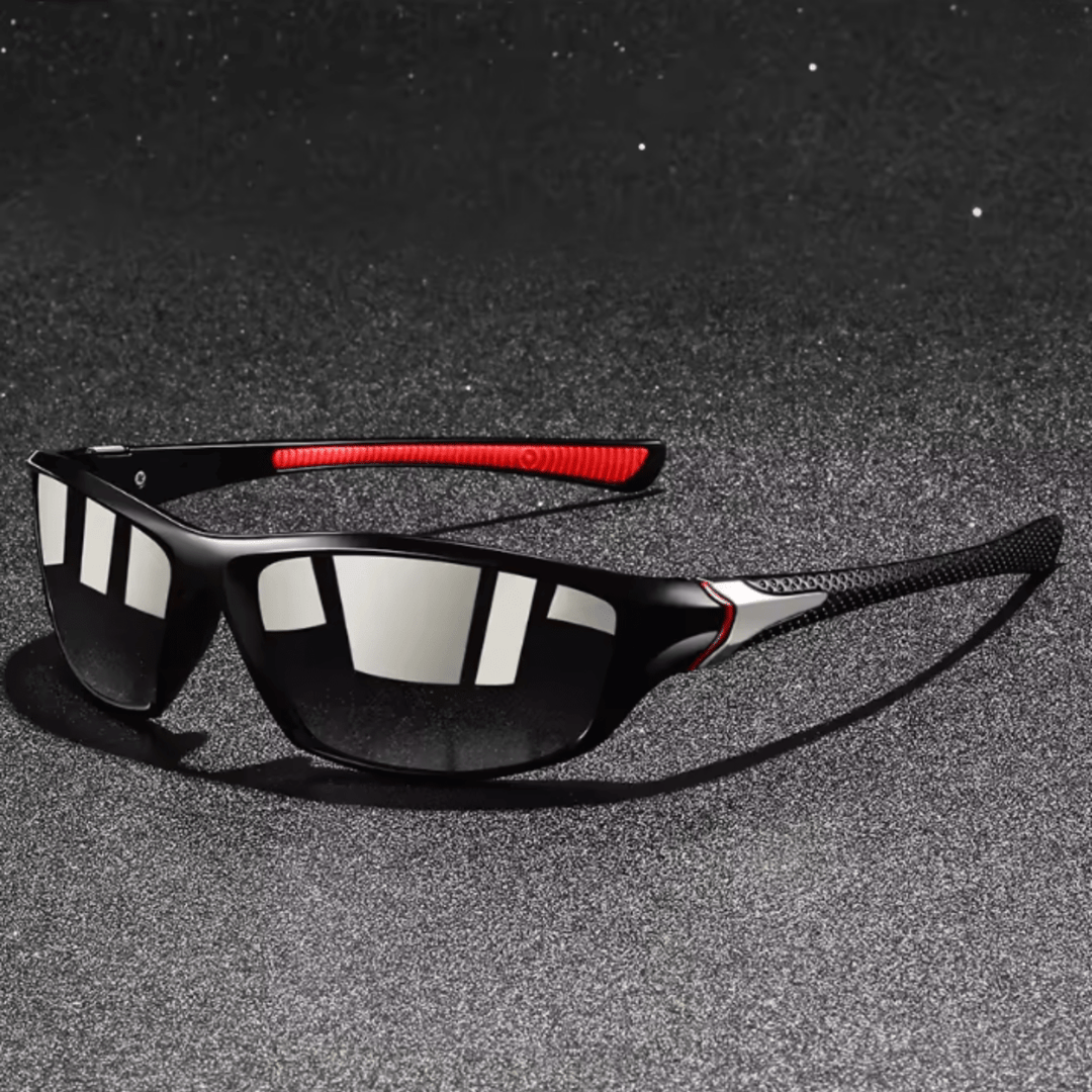Glare-reducing polarized unisex sports sunglasses, Chester, with essential UV400 protection & comfortable fit.