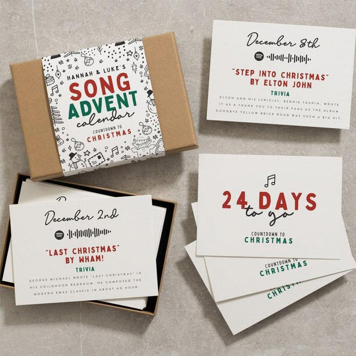 Holiday movie and music Advent Calendar, a fun and festive countdown to Christmas