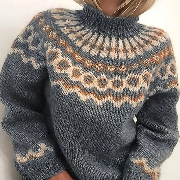 Warm & cozy unisex turtleneck sweater. Classic style jumper for comfortable autumn fashion and winter wear.