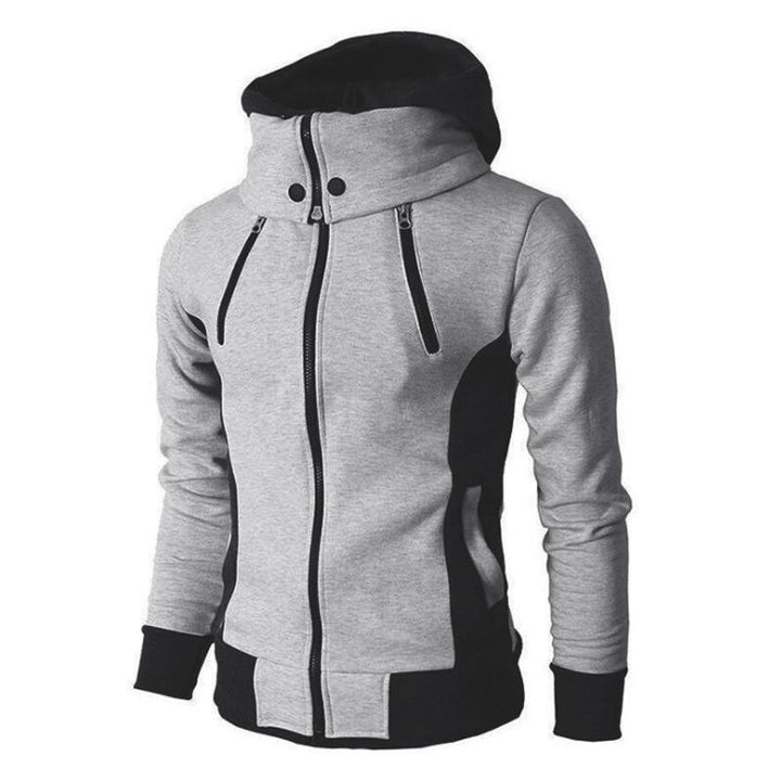 Back view of a comfortable unisex jacket, perfect for autumn and winter