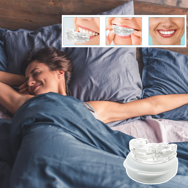 Unisex Custom Fit Anti-Snoring Mouth Guard for Peaceful Sleep