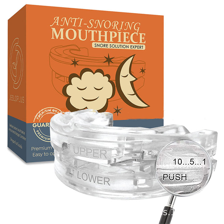 Unisex Custom Fit Anti-Snoring Mouth Guard for Peaceful Sleep