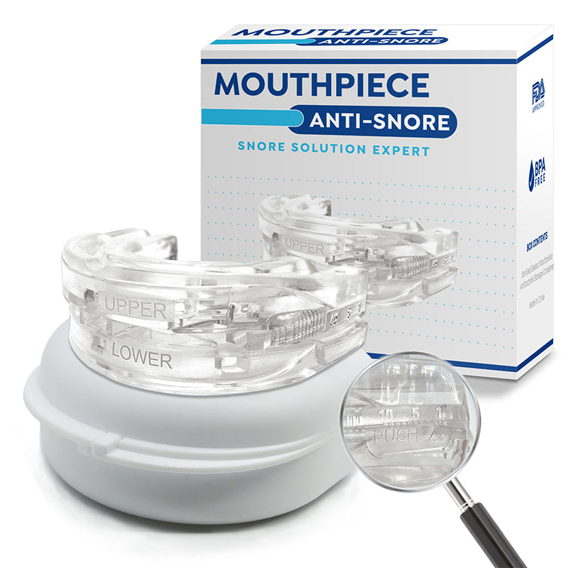 Unisex Custom Fit Anti-Snoring Mouth Guard for Peaceful Sleep