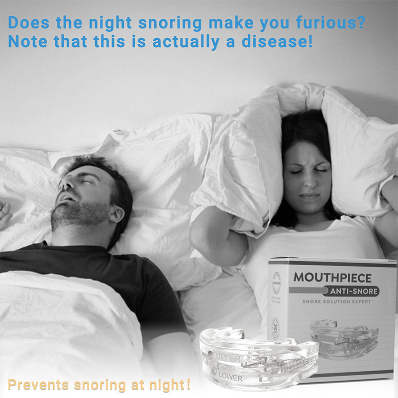 Unisex Custom Fit Anti-Snoring Mouth Guard for Peaceful Sleep