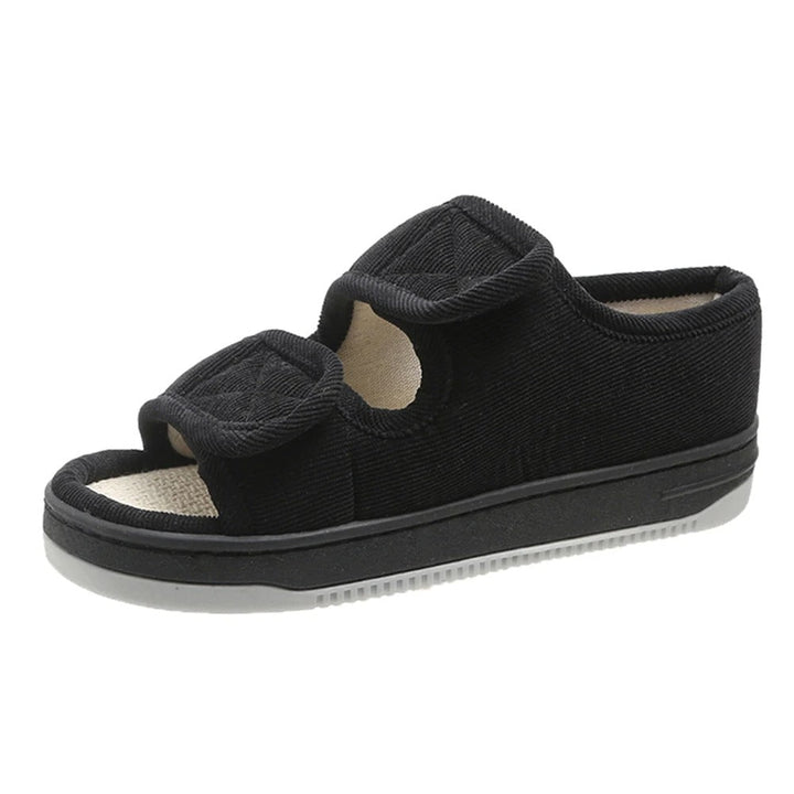 Slip-resistant unisex diabetic sandals, offering circulation support & comfort for swollen feet & diabetics.