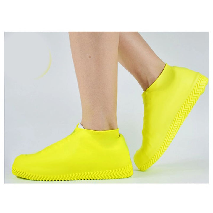 Compact DryStep reusable shoe covers, essential outdoor gear & travel accessory for unexpected wet conditions.