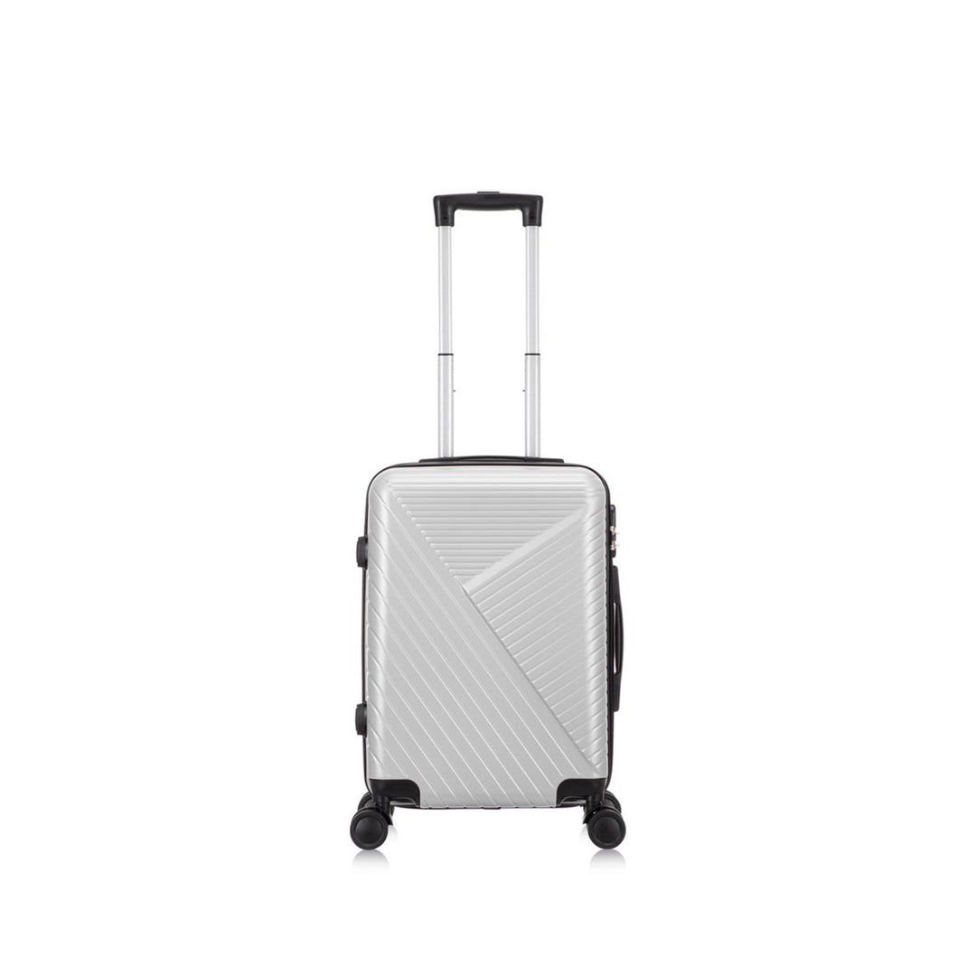 Unisex durable carry-on suitcase with spinner wheels & TSA lock for air travel and business trips.