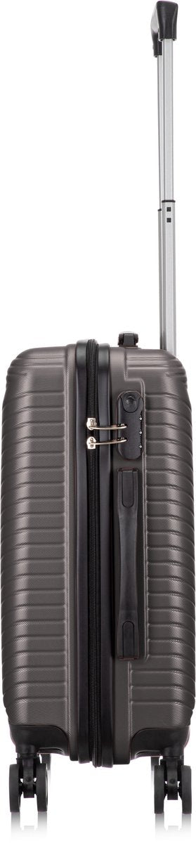 Travel-ready unisex suitcase, a lightweight carry-on with a TSA lock for secure journeys.