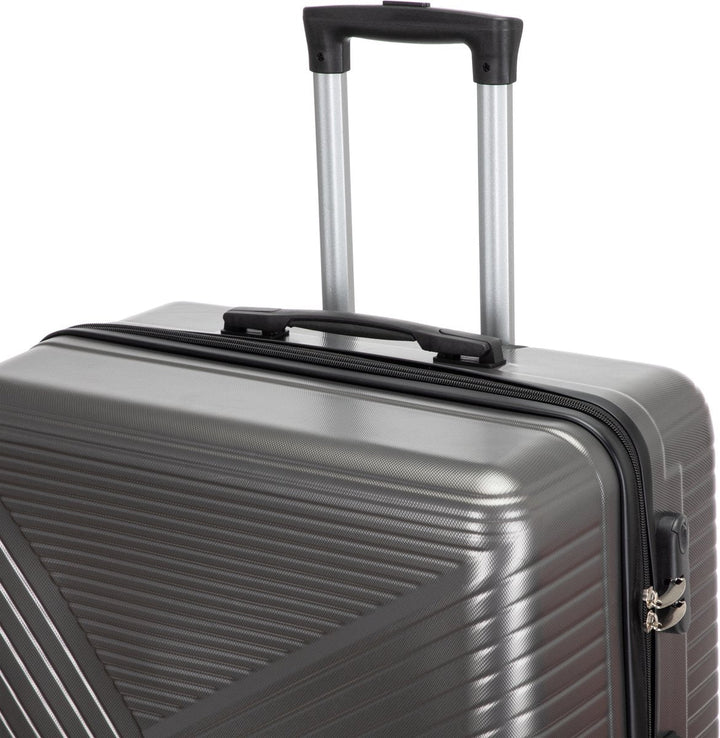 Modern travel carry-on suitcase, designed for unisex appeal and efficient air travel.