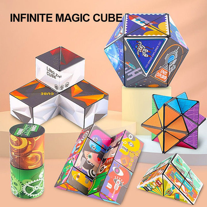 Magic Fidget Cube, a puzzle sensory toy for all ages