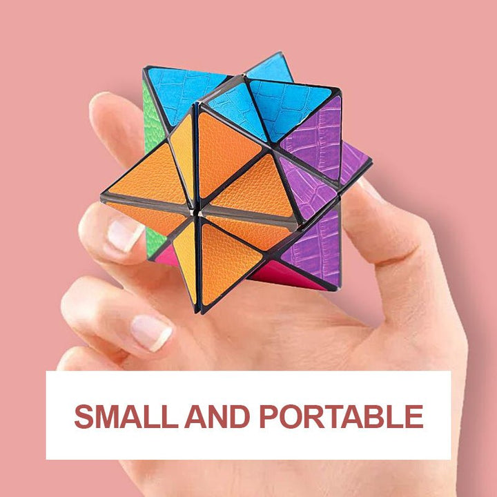 Dynamic 3D Magic Cube, a plastic brain teaser & sensory toy