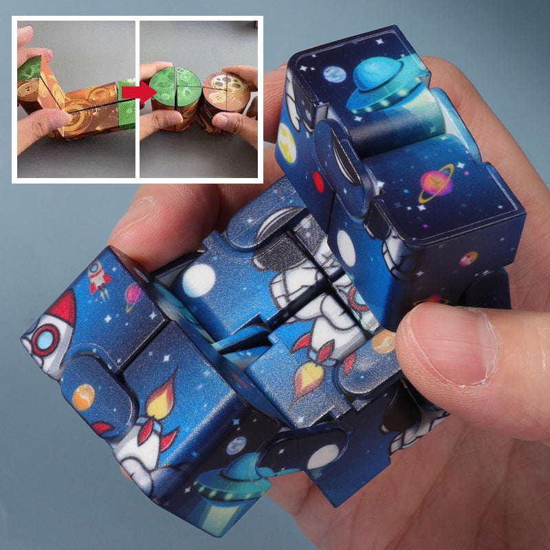 Stress relief Infinity Cube Fidget Toy, compact & portable