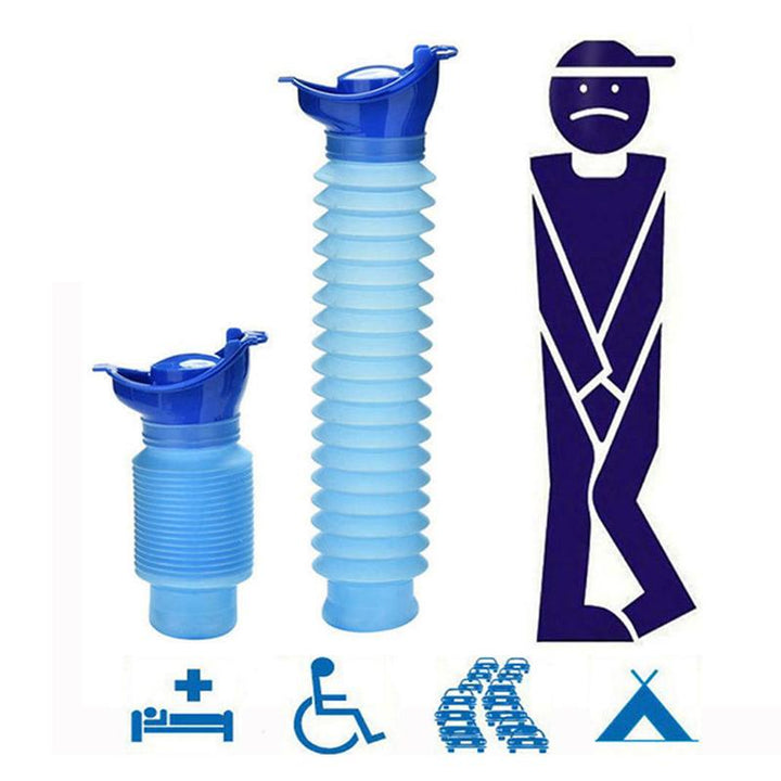 Unisex emergency portable urinal bottle, essential outdoor gear for travel and camping