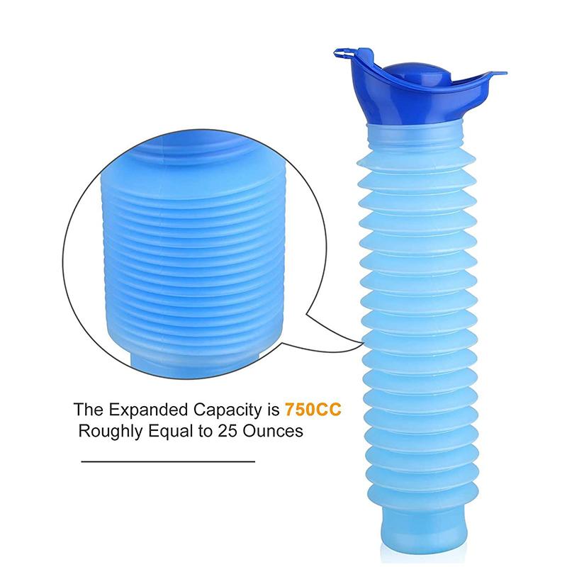 Unisex travel urinal bottle, discreet and practical for hiking and outdoor sports