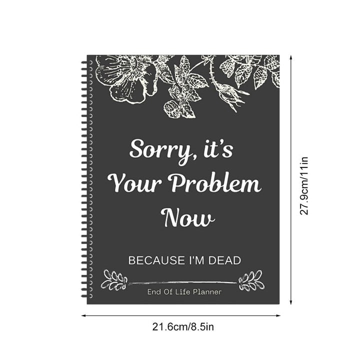 Gift-ready Unisex End-of-Life Planning Organizer Kit, an invaluable tool for legal and financial peace.