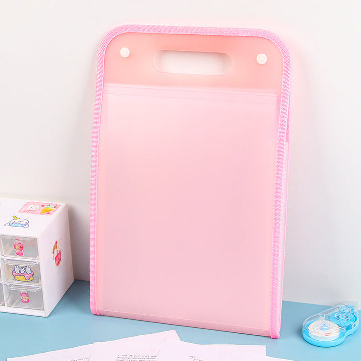Extendable waterproof document organizer, 13 pockets, clear file manager, for easy document identification