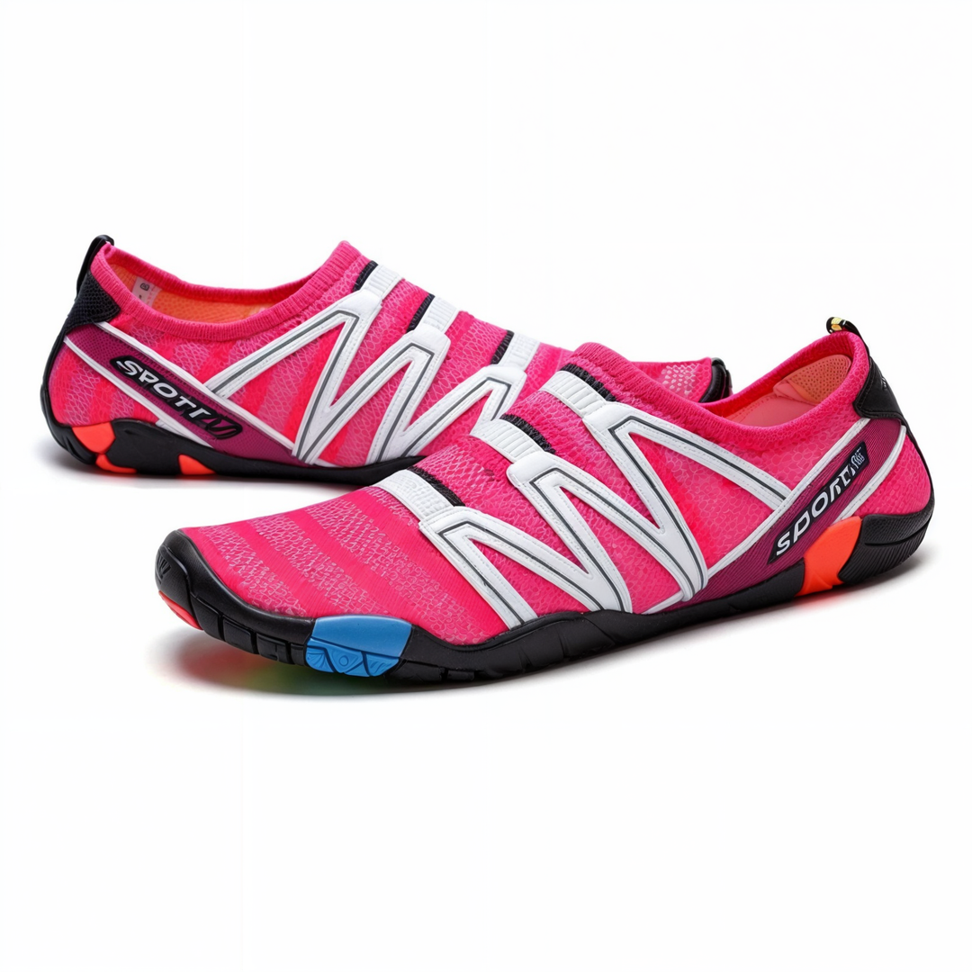 Protective quick-dry water shoes for beach explorers. Flexible, non-slip & lightweight for aqua.