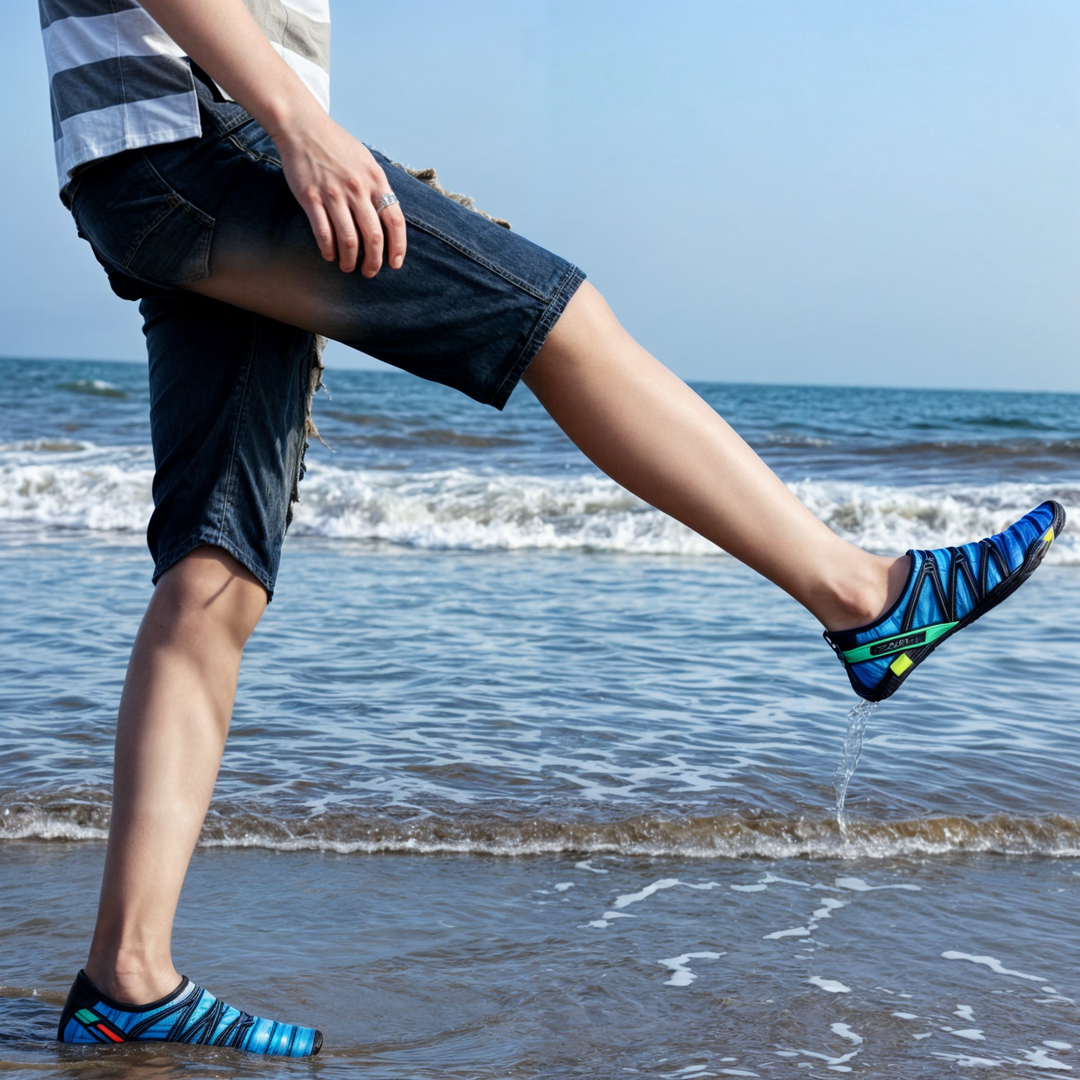 Ultimate summer water shoes. Fast-drying, flexible, non-slip for beach, swim & aqua activities.