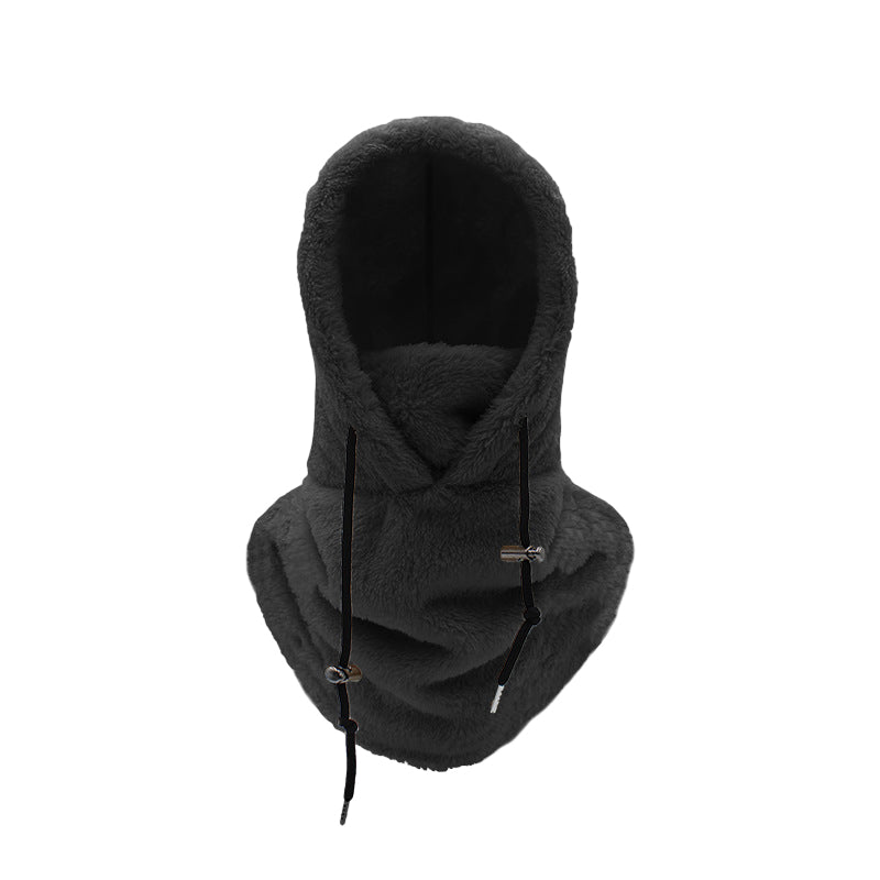 Fleece thermal balaclava ski mask providing full face and neck protection for winter adventurers