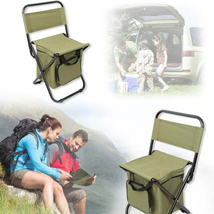 Durable unisex outdoor camping chair, foldable & portable for all outdoor adventures.