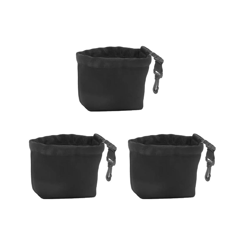 Lightweight golf club and ball cleaning pouch, an essential piece of portable golf gear.