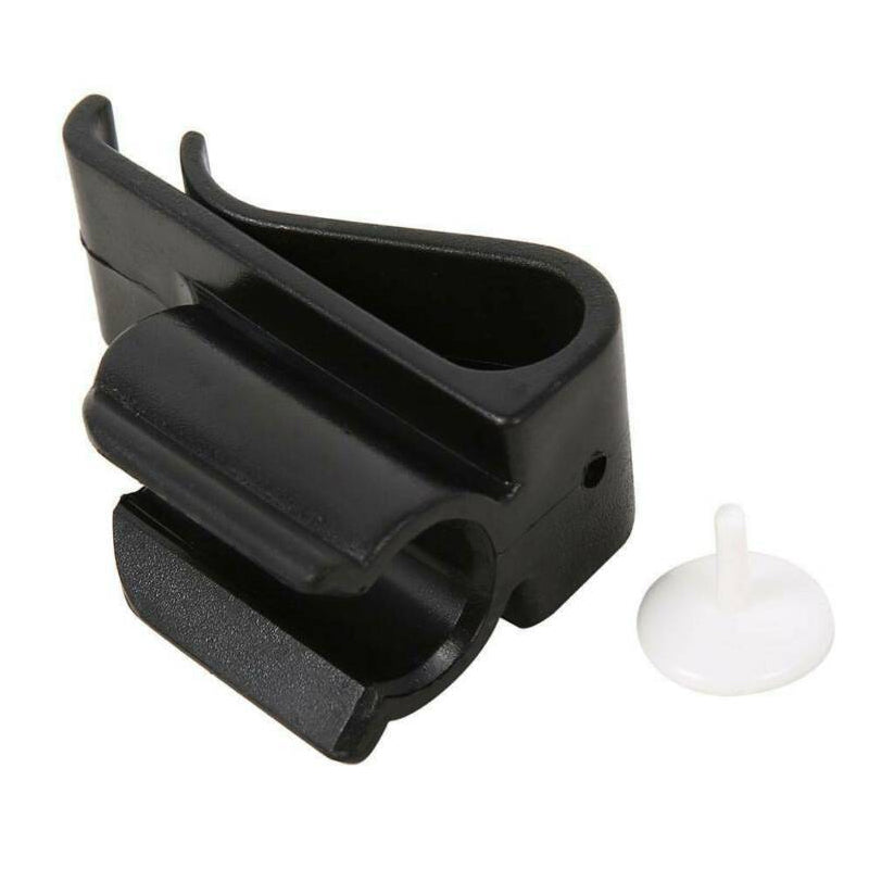 Packaging for a unisex golf putter clip & ball marker holder, showcasing its features. Golf accessories.