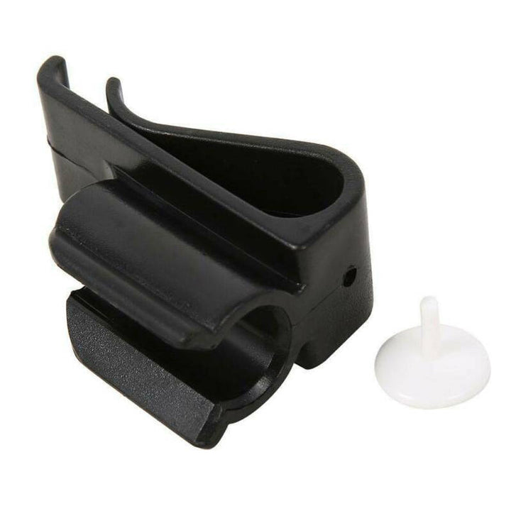 Packaging for a unisex golf putter clip & ball marker holder, showcasing its features. Golf accessories.