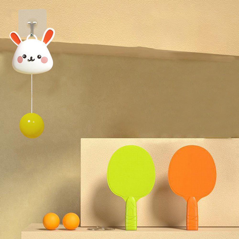 Fun kid's toy: Hanging Table Tennis Trainer for developing coordination and enjoying active family play