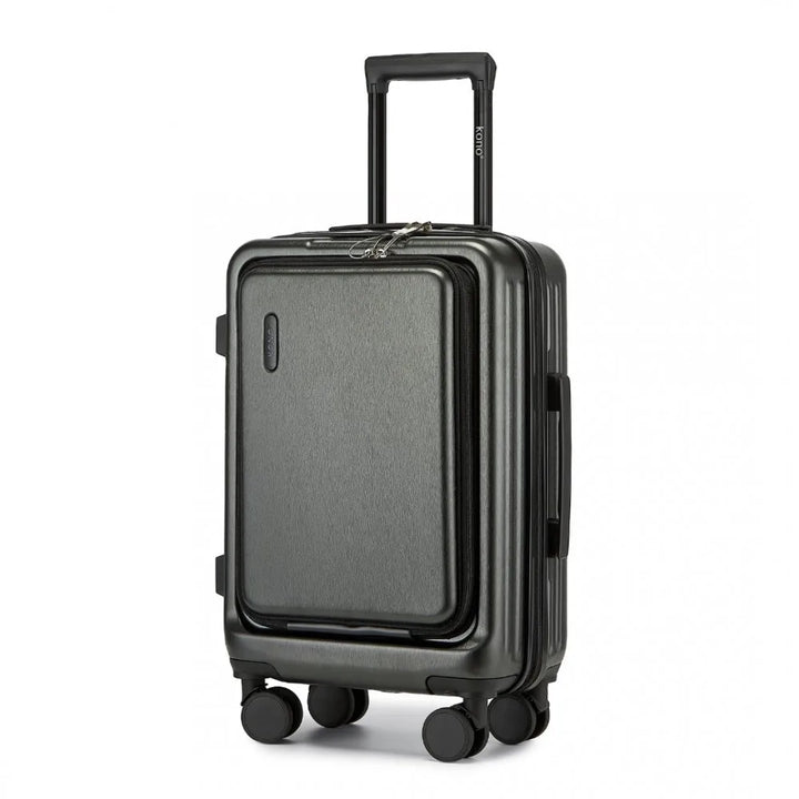 Denver hard-shell travel suitcase, lightweight & durable with spinner wheels for easy airport navigation.