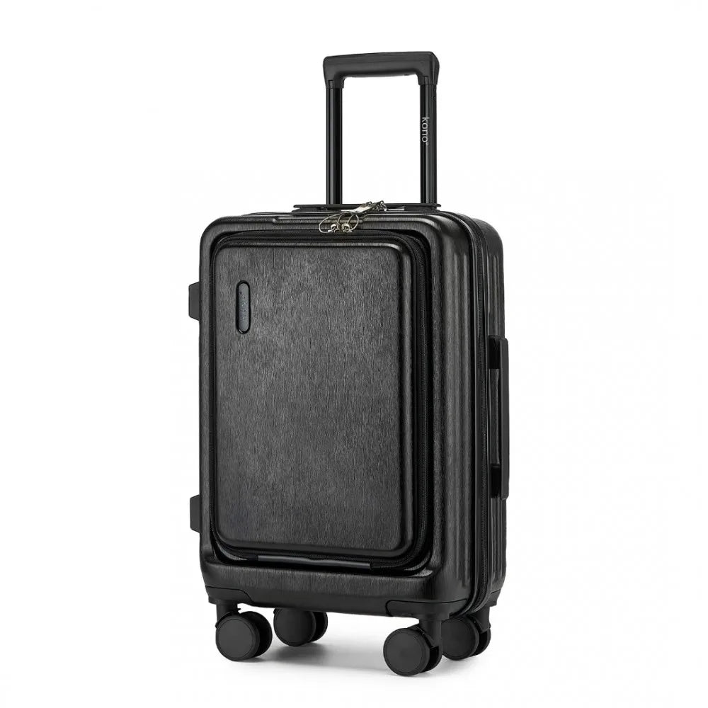Organized & durable hard-shell travel suitcase with spinner wheels, TSA lock for all journeys.