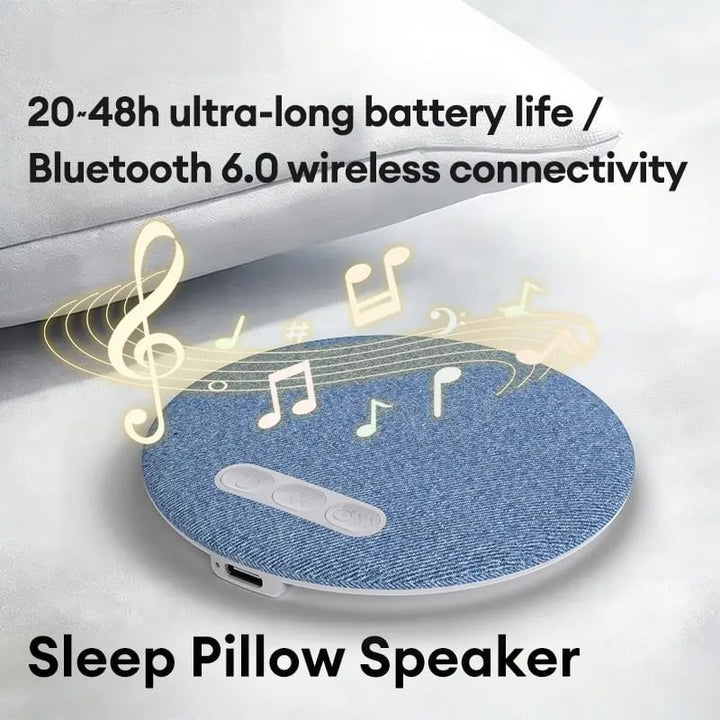 Bluetooth Hi-Fi speaker with built-in white noise, designed for ultimate sleep aid.