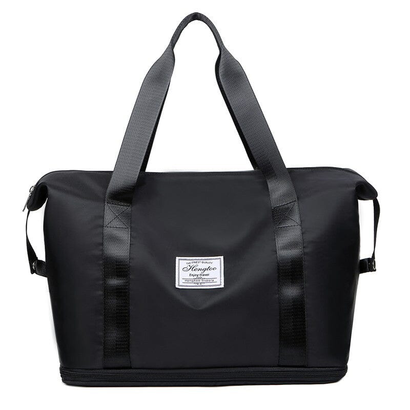 High-quality unisex duffel bag with double-layer wet separation, perfect for travel & gym