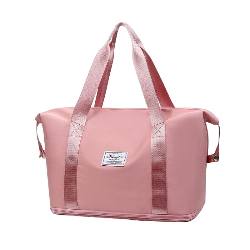 High-capacity travel duffel bag, ideal for airport, weekend, and gym trips, wet separation