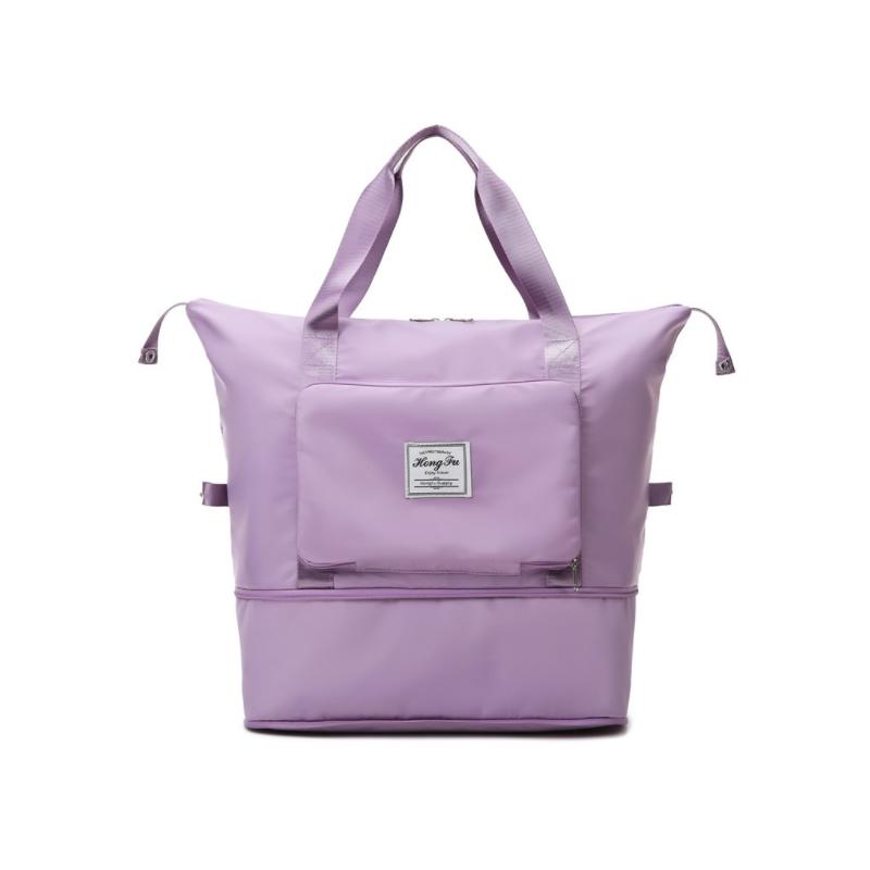Organized sports duffel bag, featuring a distinct wet pocket for swimwear or towels