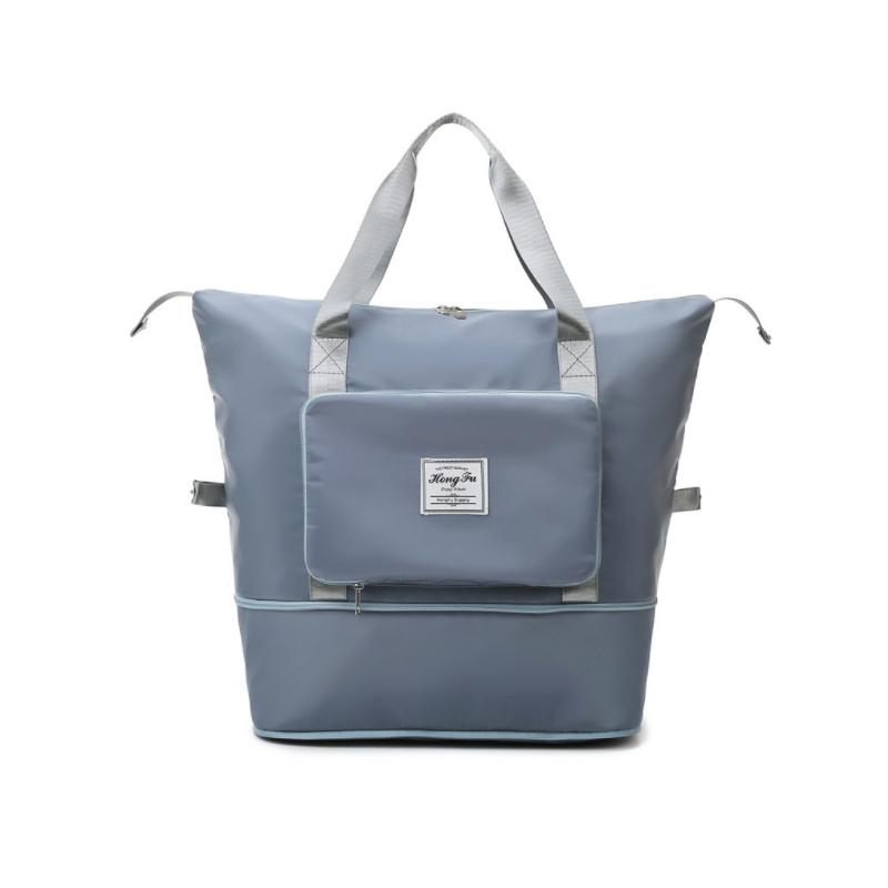 Secure travel duffel bag with multiple pockets to keep belongings safe and sorted