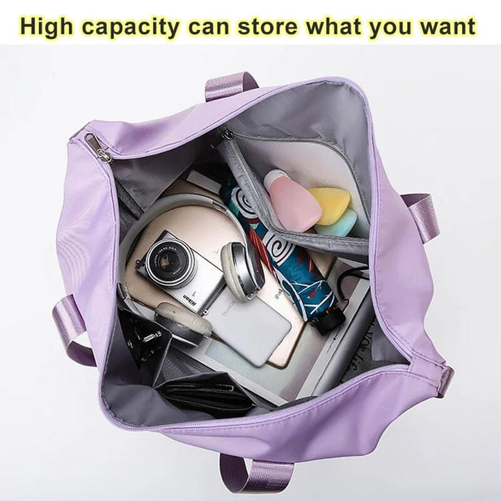Multipurpose sports duffel bag with ventilation, keeps wet clothes separate