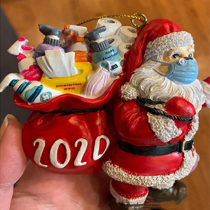 Detailed 'Holiday Survivor' ornament, colorful resin, perfect Christmas tree decoration and keepsake