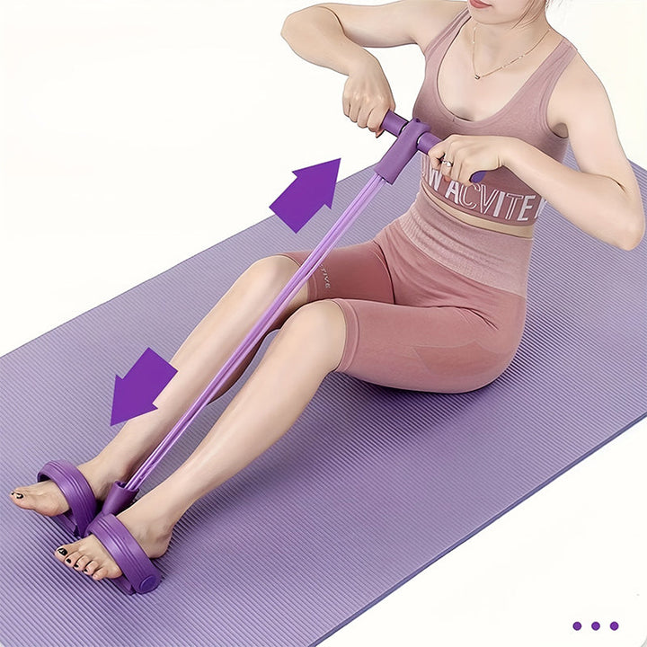 Unisex Home Fitness Pedal Resistance Band for full body workout, home gym essential
