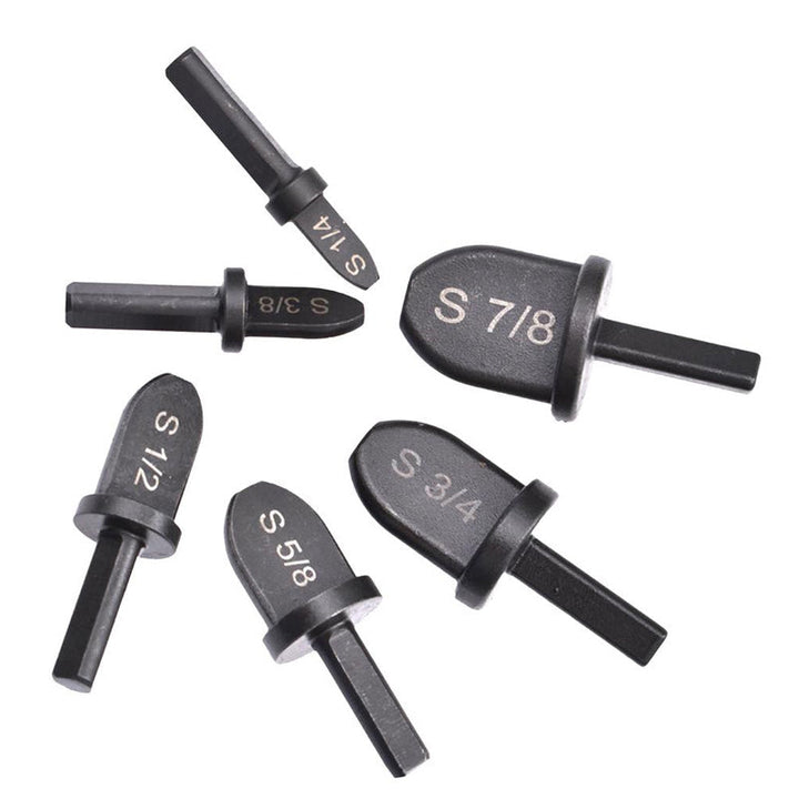 Essential HVAC copper pipe swaging drill bit set, innovative plumbing hand tools