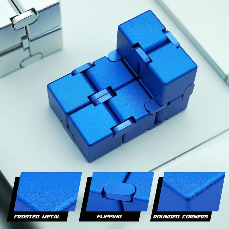 Unisex Infinity Cube, a tactile gadget designed for anxiety and stress relief