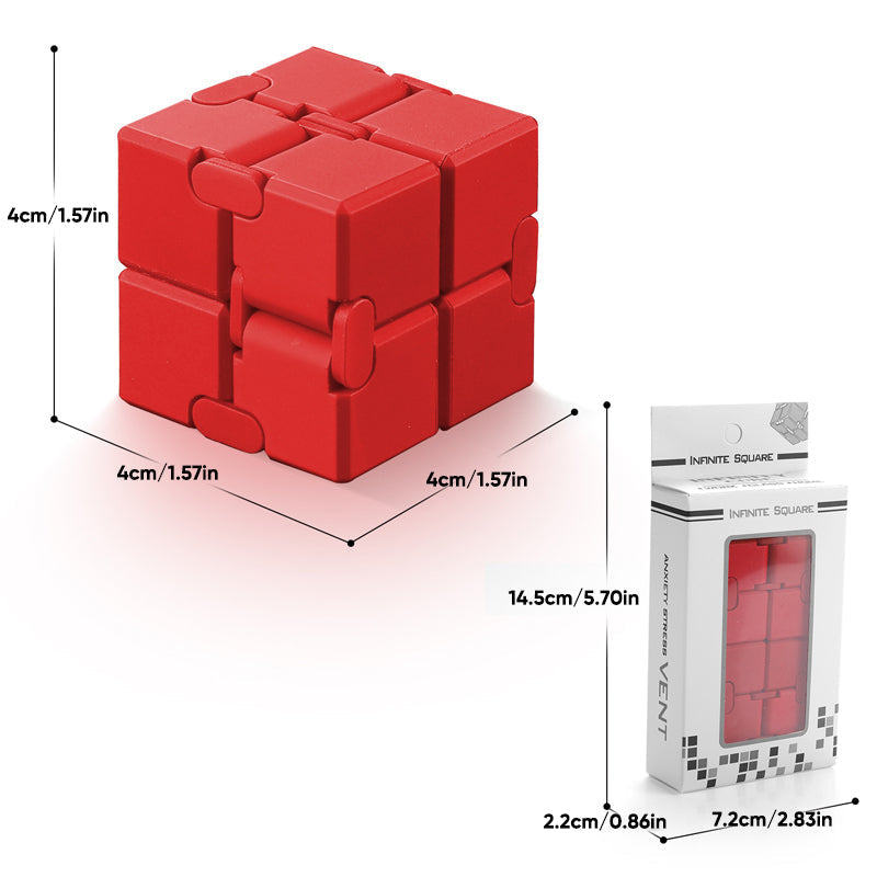 Infinity Cube, a small but effective sensory toy for enhancing focus and calm