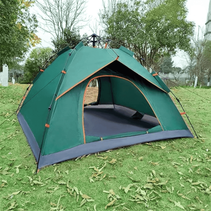 Unisex instant setup camping tent, easily pops up for quick outdoor adventures & festivals. Lightweight & portable.