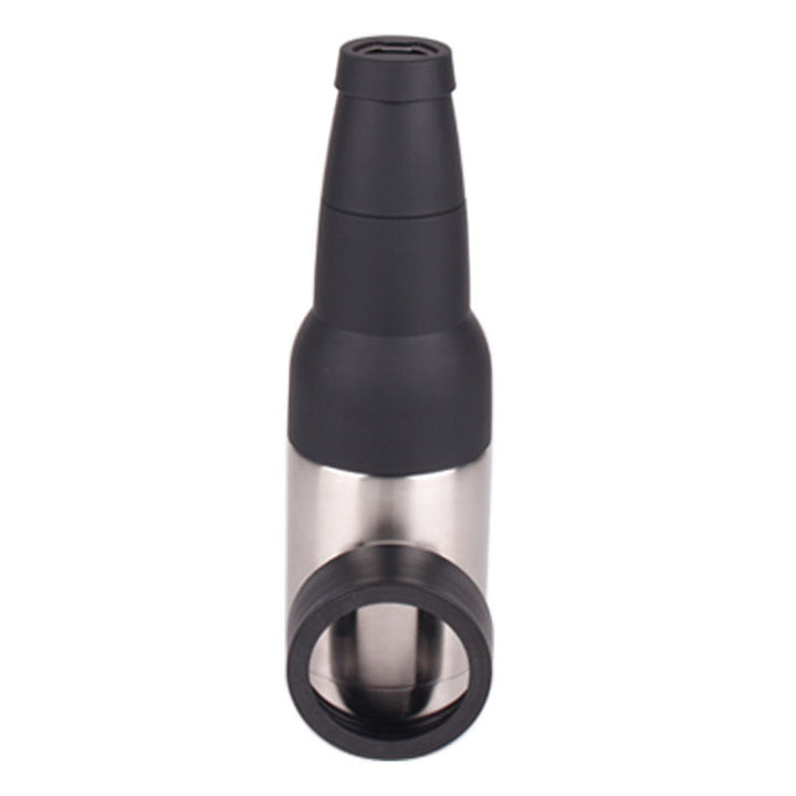 Stylish insulated can/bottle cooler with opener, a must-have for picnics and social gatherings