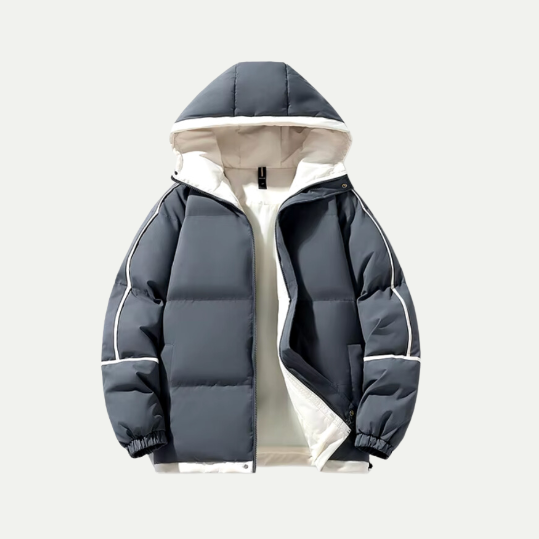 Unisex insulated puffer parka for ultimate warmth. Perfect winter coat for cold weather and stylish outdoor wear.