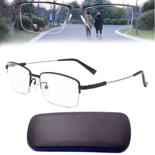 Zarado260114 unisex progressive reading glasses for comfortable, clear vision at all distances.